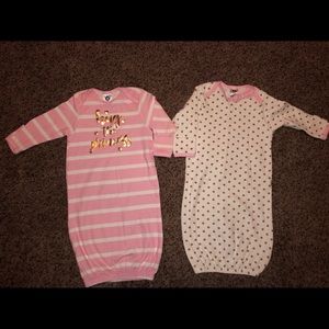 Bundle of 2 baby girl gowns